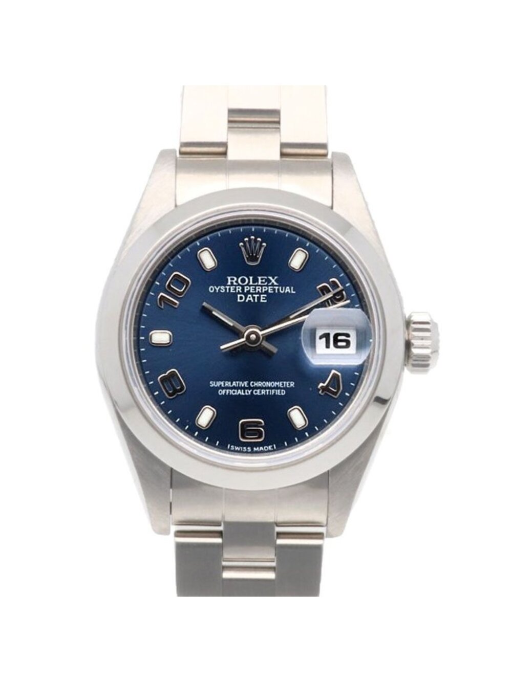 Rolex Date Oyster Perpetual Watch Stainless Steel Automatic Winding Overhauled